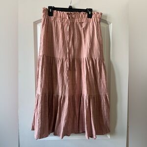 Celebrity Pink Blush Maxi Skirt